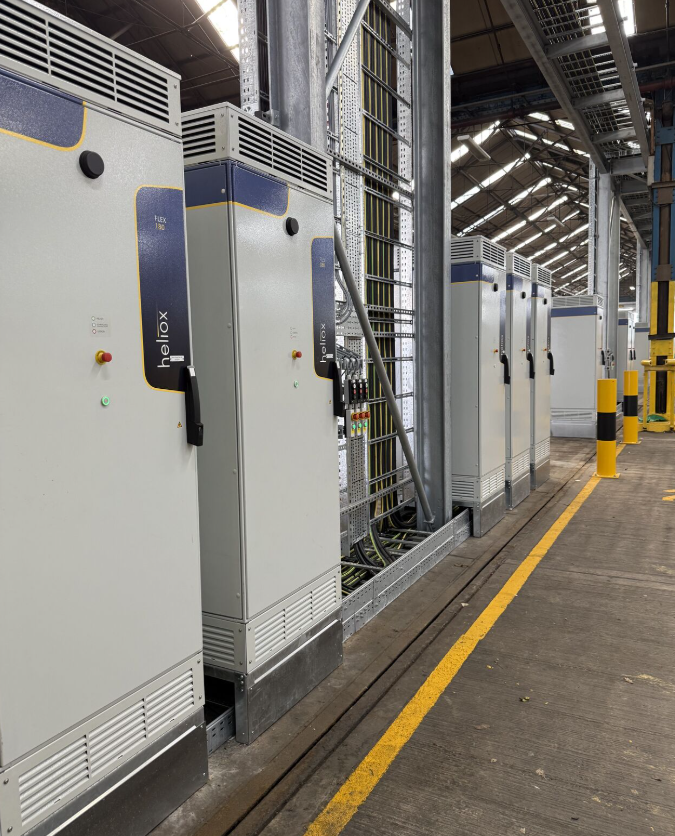 Man laughing at Heliox office